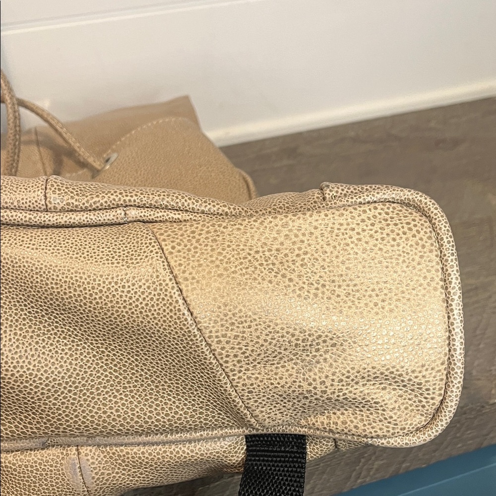 Fringe Pebble Leather Backpack - image 9